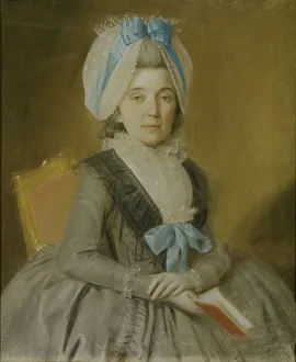Pastel On Parchment Prints: Portrait of Princess Praskovya Ivanovna Golitsyna (1734-1802)