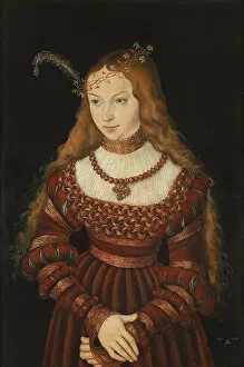 Young Woman Gallery: Portrait of Princess Sibylle of Cleves (1512-1554), 1526