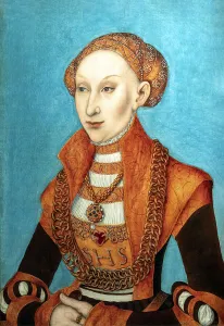Saxony Prints: Portrait of Princess Sibylle of Cleves (1512-1554)