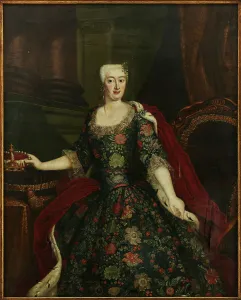 Antoine Prints: Portrait of Princess Sophia Dorothea of Prussia (1719-1765)