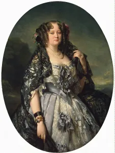 Neoclassical Prints: Portrait of Princess Sophia Radzivil, 1864. Creator: Franz Xaver Winterhalter