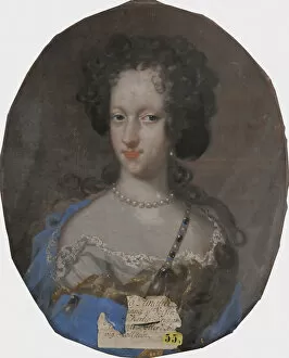 Krafft Collection: Portrait of Princess Sophie Amalie of Holstein-Gottorp (1670-1710), Duchess of Brunswick-Luneburg