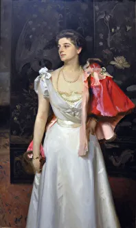 Portrait of Princess Sophie Illarionovna Demidoff (1871-1953), nee Vorontsova-Dashkova, 1895-1897. Artist: Sargent, John Singer (1856-1925)