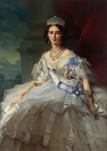 Neoclassical Prints: Portrait of Princess Tatyana Yusupova, 1858. Creator: Franz Xaver Winterhalter