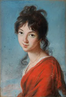 Pastel On Bristol Board Prints: Portrait of Princess Teresa Czartoryska (1785-1868)