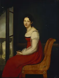 Portrait of Princess Varvara Sergeyevna Dolgorukova (1793-1833), nee Gagarina, ca 1820. Artist: Riesener, Henri-Francoiss (1767-1828)