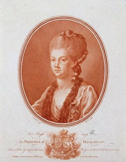 Images Dated 8th March 2011: Portrait of Princess Yekaterina Romanovna Vorontsova-Dashkova (1743-1810), 1777