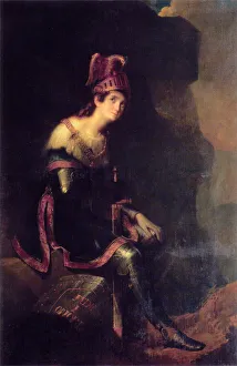Portrait of Princess Zinaida Alexandrovna Volkonskaya (1792-1862) in the Habit of Tancred Portrait of Princess Zinaida Alexandrovna Volkonskaya (1792-1862) in the Habit of Tancred