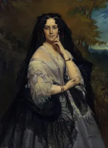 Princess Prints: Portrait of Princess Zinaida I. Yusupova, 1864. Creator: Gerasim Kadunov