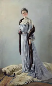 Princess Prints: Portrait of Princess Z.N. Yusupova, 1903. Creator: Aleksei Petrovich Antropov