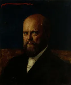 Intensity Prints: Portrait of Professor E. R. Neovius, 1898. Creator: Akseli Gallen-Kallela