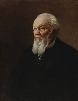 Portrait of the publisher and journalist Aleksey Suvorin (1834-1912), 1909. Creator: Parkhomenko, Ivan Kirillovich (1870-1940)