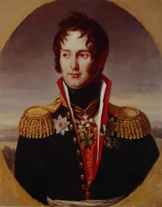 Portrait of Pyotr Alexandrovich Chicherin (1778-1848), 1814. Artist: Lefevre, Robert (1756-1830)