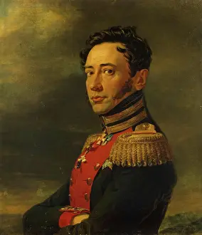 Piotr Prints: Portrait of Pyotr F. Zheltukhin (1777-1829) (replica of the 1823 portrait)