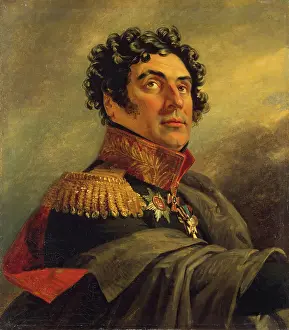 Braid Prints: Portrait of Pyotr I. Ivelich (1772 - after 1816), 1822. Creator: George Dawe