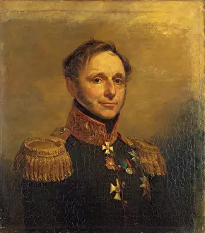 Essen Prints: Portrait of Pyotr K. Essen (1772-1844), 1822. Creator: George Dawe
