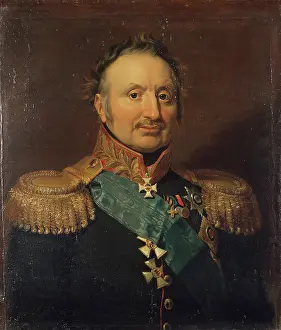 Braid Prints: Portrait of Pyotr Kh. (Ludwig Adolf Peter) Wittgenstein (1768/69-1843)