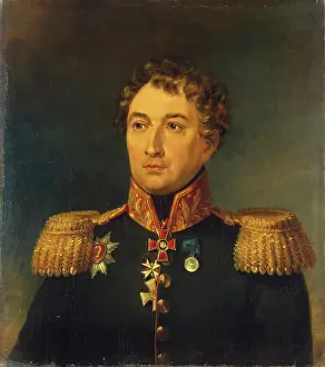 Pyotr Prints: Portrait of Pyotr M. Kolyubakin (1763 - after 1849)