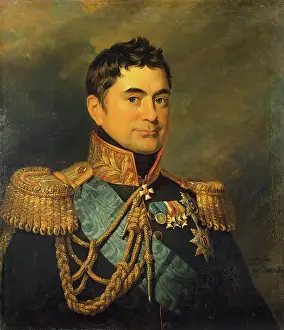 Gold Thread Prints: Portrait of Pyotr M. Volkonsky (1776-1852) (replica of the 1823 portrait)