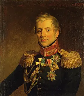 Braid Prints: Portrait of Pyotr P. Konovnitsyn (1764-1822) (replica of the 1821 portrait)