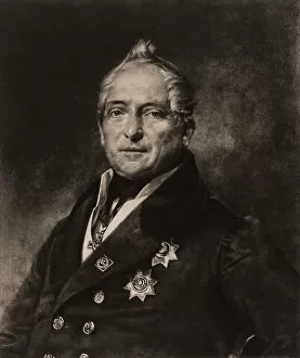 Franz 1797 1857 Collection: Portrait of Pyotr Yakovlevich Ubri (Peter von Oubril) (1774-1847)