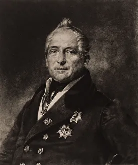 Kruger Prints: Portrait of Pyotr Yakovlevich Ubri (Peter von Oubril) (1774-1847)