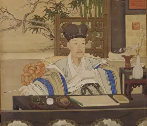 Qing Dynasty Prints: Portrait of the Qianlong Emperor (1711-1799)