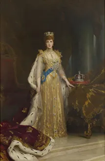 Oslo Prints: Portrait of Queen Alexandra of Denmark (1844-1925)