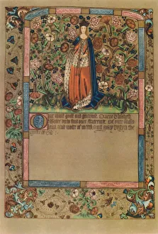 Livery Company Prints: Portrait of Queen Elizabeth... c1441-1689, (1948). Creator: Unknown