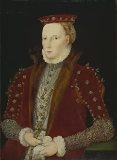 Elizabeth I Of England Gallery: Portrait of Queen Elizabeth I of England (1533-1603) (The Gripsholm Portrait), 1563
