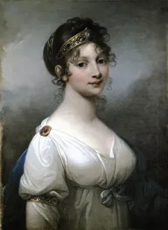 Hohenzollern Prints: Portrait of Queen Louise of Prussia (1776-1810), 1802. Artist: Grassi, Jozef (1757-1838)