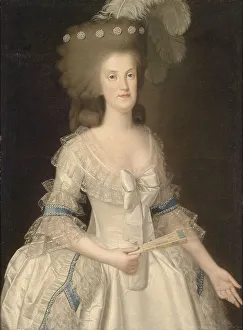 Portrait of Queen Maria Carolina of Naples (1752-1814), Last quarter of 18th cen. Creator: Esteve y Marqués, Agustín (1753-1830)