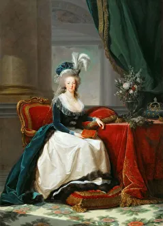 Portrait of Queen Marie Antoinette of France (1755-1793), ca 1788