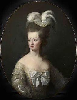 Portrait of Queen Marie Antoinette of France (1755-1793). Creator: Vigee Le Brun