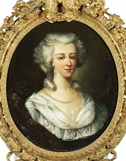 World History Prints: Portrait of Queen Marie Antoinette of France (1755-1793)