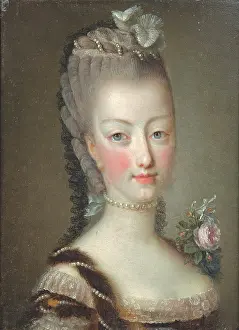 World History Prints: Portrait of Queen Marie Antoinette of France (1755-1793)