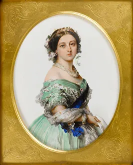 Simpson Prints: Portrait of Queen Victoria, 1856. Creator: Simpson, John (1811-after 1871)