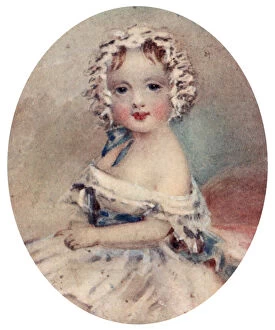 Images Dated 20th May 2006: Portrait of Queen Victoria as a child, 19th century, (1913)