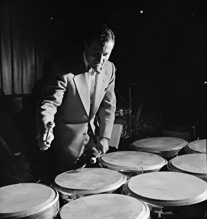 Percussionist Prints: Portrait of Ray McKinley, Hotel Commodore