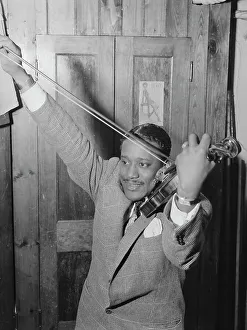 Messing About Prints: Portrait of Ray Nance, 1938. Creator: William Paul Gottlieb