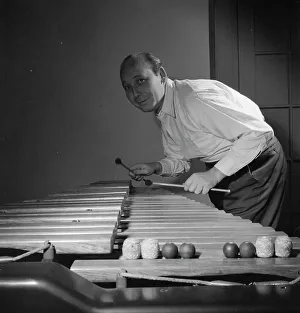 Portrait of Red Norvo, New York, N.Y.(?), ca. Feb. 1947. Creator: William Paul Gottlieb