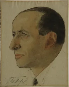 Portrait of the regisseur Alexander Tairov (1885-1950), Early 1920s Portrait of the regisseur Alexander Tairov (1885-1950), Early 1920s