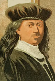Rembrant Van Rijn Prints: Portrait of Rembrandt, (Rembrandt Harmensz van Rijn)