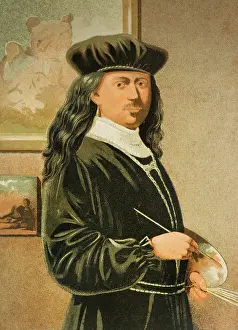 Rembrant Van Rijn Prints: Portrait of Rembrandt, (Rembrandt Harmensz van Rijn)
