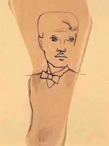 Portrait of Rene Crevel, 1900-1935. Artist: Christian Berard Portrait of Rene Crevel, 1900-1935. Artist: Christian Berard