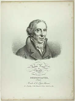 Portrait of Réné Desfonataines, 1820. Creator: Julien Leopold Boilly