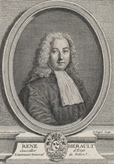 Liotard Giovanni Stefano Prints: Portrait of ReneHerault. n. d. n. d Creator: Pierre Dupin