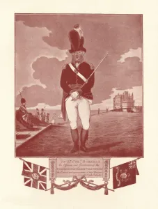Ralph Nevill Gallery: Portrait representation of uniform inscribed by proprietor, 1780-1820, (1909)