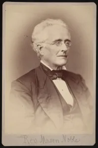 Portrait of Rev. Mason Noble (1809-1881), Between 1876 and 1880 Portrait of Rev. Mason Noble (1809-1881), Between 1876 and 1880