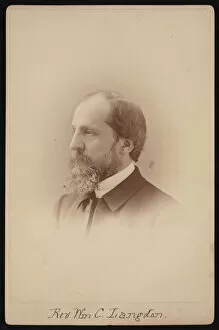Anglican Collection: Portrait of Rev. William Chauncy Langdon (1831-1895), Circa 1881. Creator: Pach Bros
